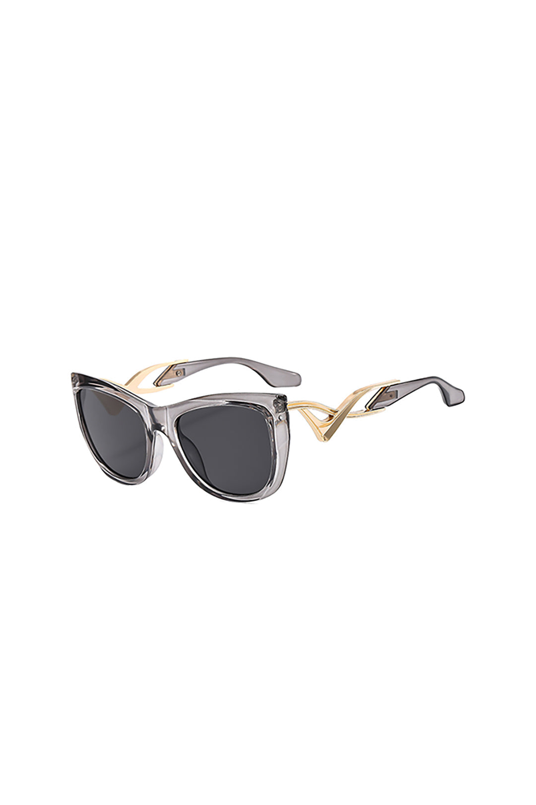 Cat-Eye Curved Sunglasses