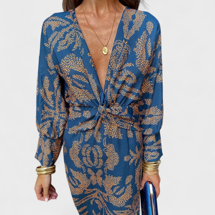 Arielle - Boho Luxe Wrap Dress Casual