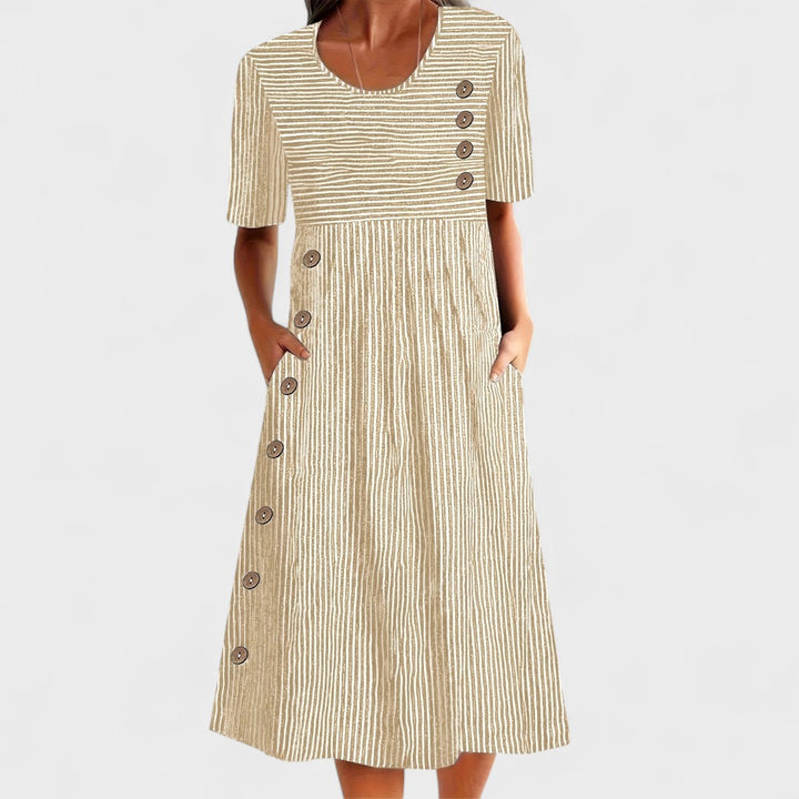 Destiny - Stripped Dress