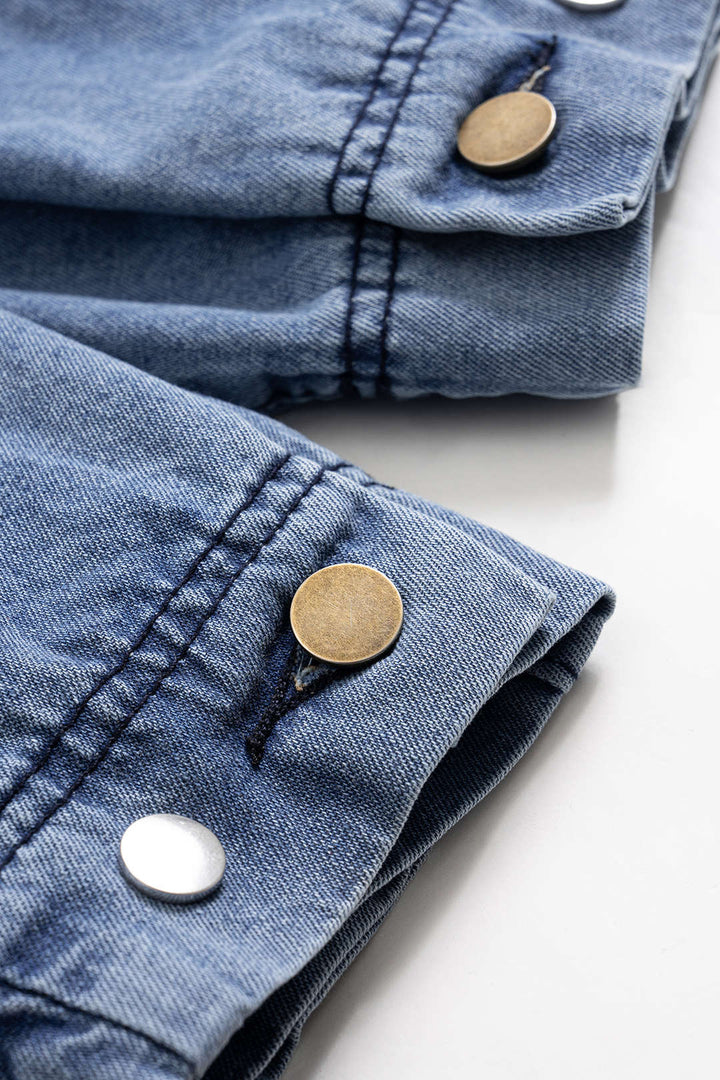 Denim High Waist Zipper Barrel Jeans