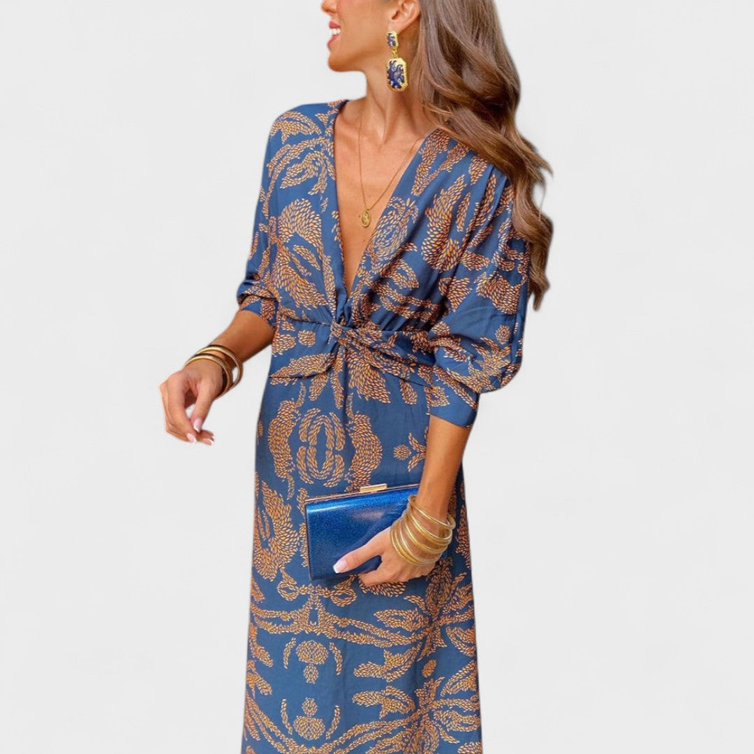 Arielle - Boho Luxe Wrap Dress Casual