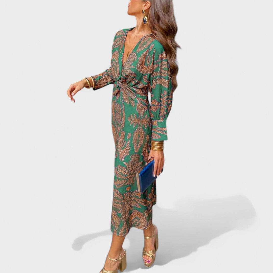 Arielle - Boho Luxe Wrap Dress Casual