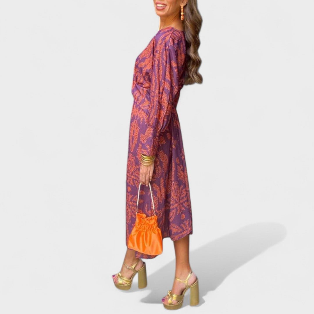 Arielle - Boho Luxe Wrap Dress Casual