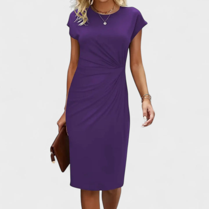 Bella - Short Sleeve Formal Dress For Women