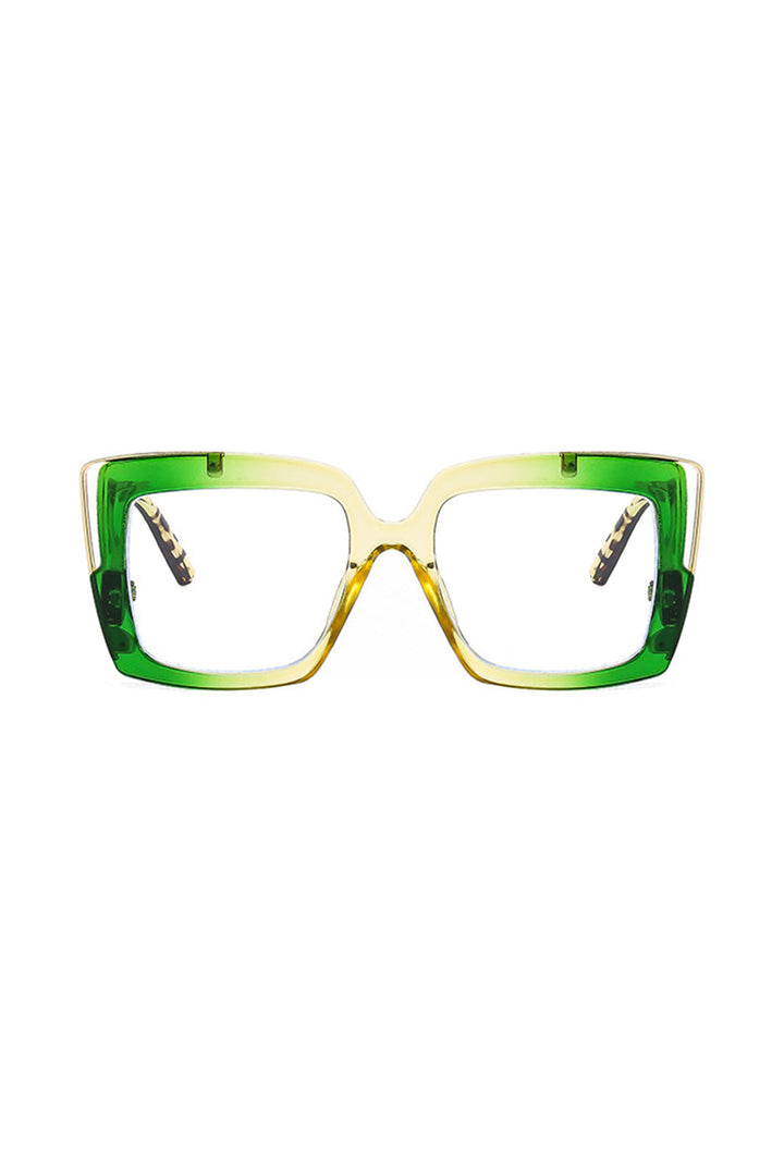 Ombre Square Frame Sunglasses