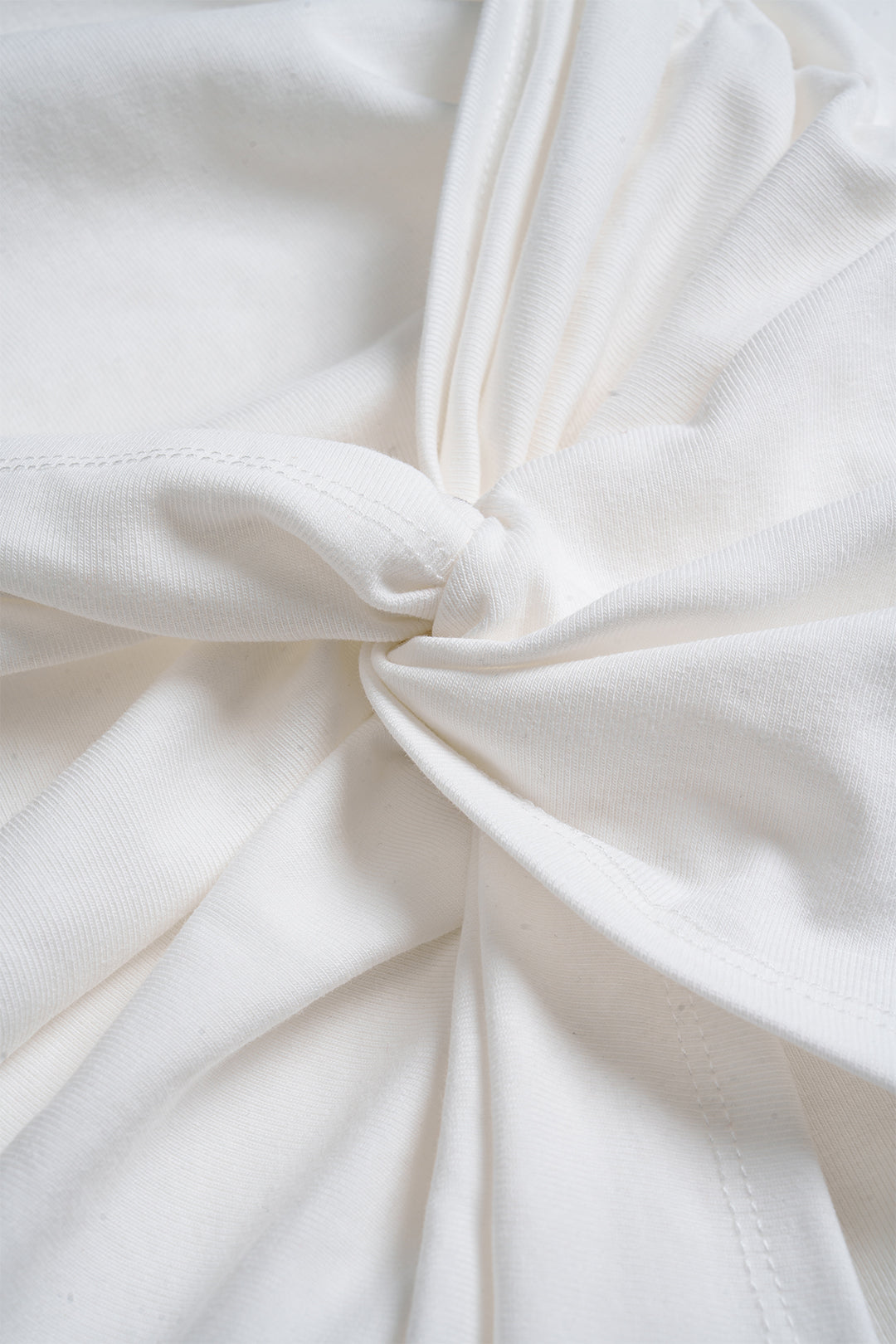 Ruched Twist Knot  Mini Dress