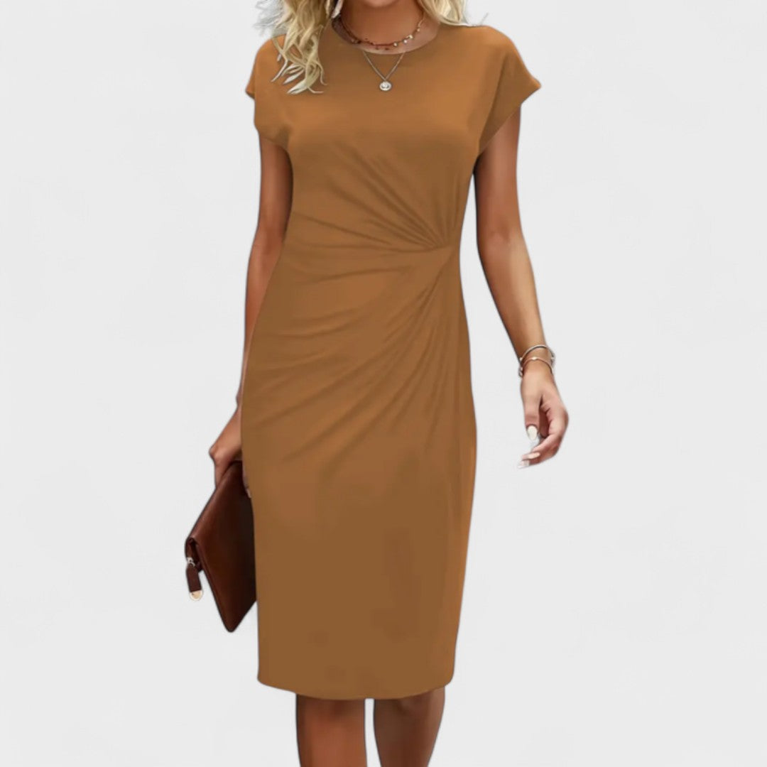 Bella - Short Sleeve Formal Dress For Women