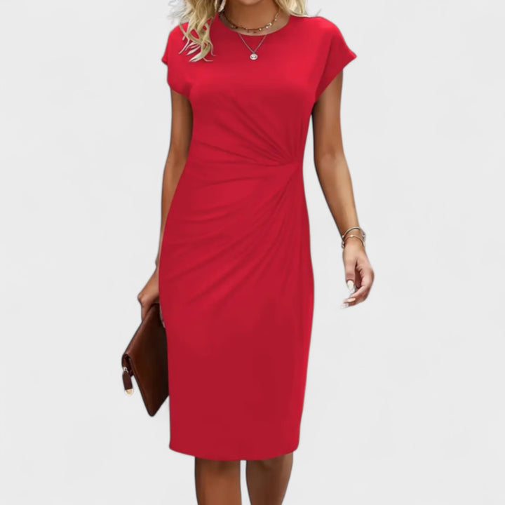 Bella - Short Sleeve Formal Dress For Women