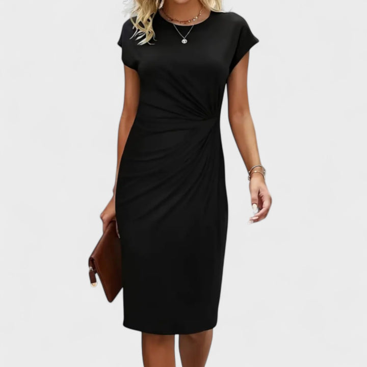Bella - Short Sleeve Formal Dress For Women