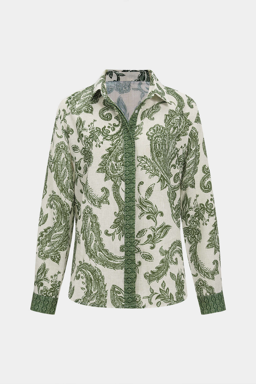 Floral Print Long-Sleeve Shirt
