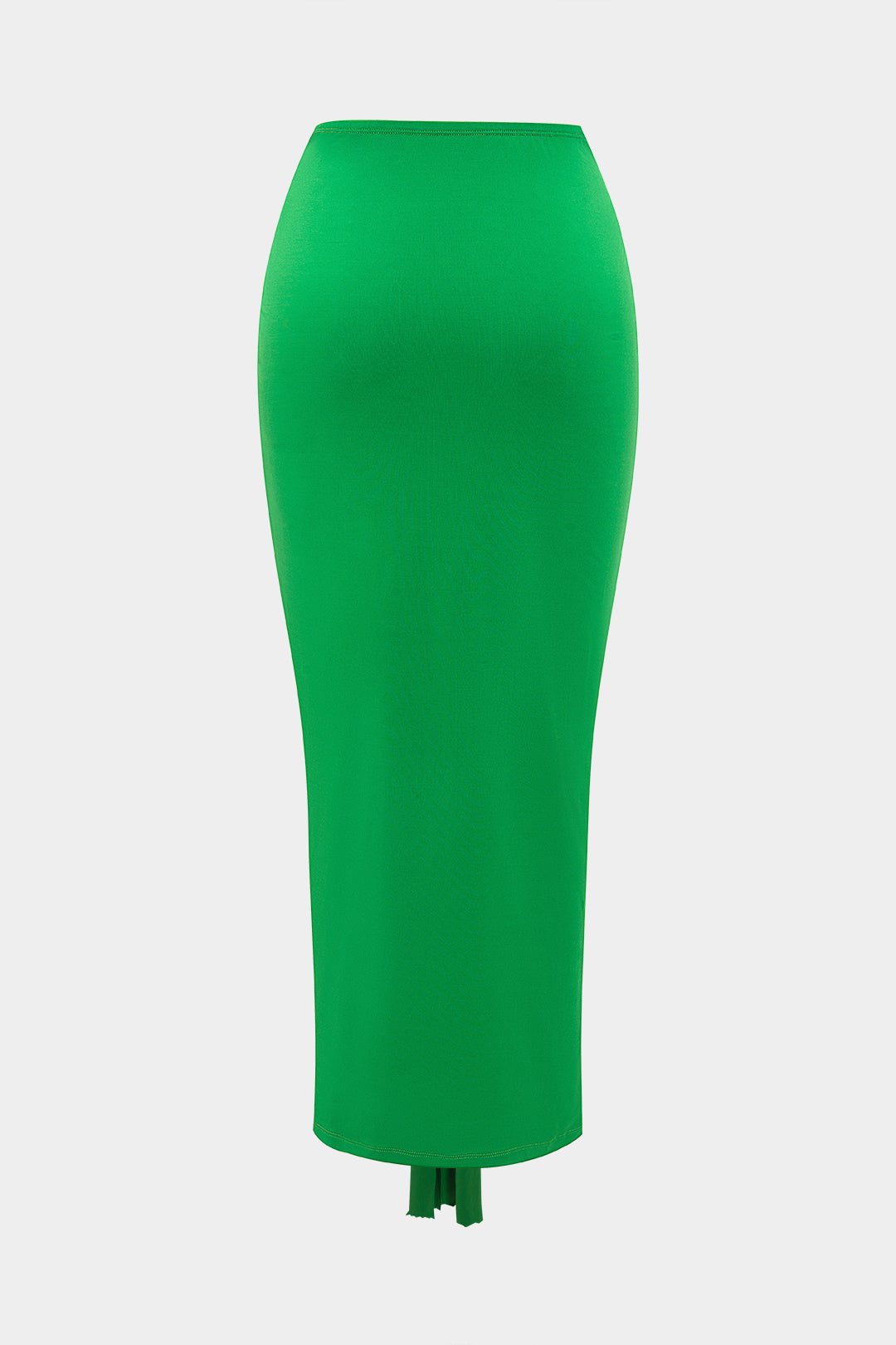 Metallic Decor Braided Ruched Skirt