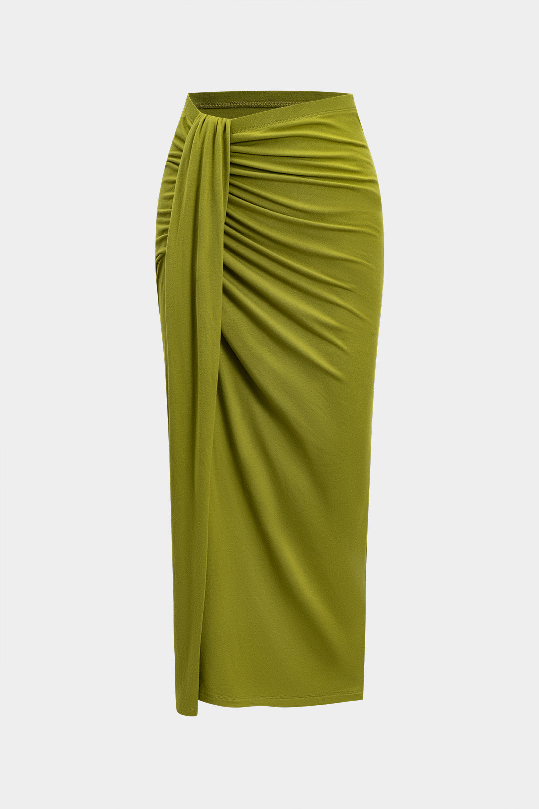Tank Top And Ruched Twist Knot Skirt Set