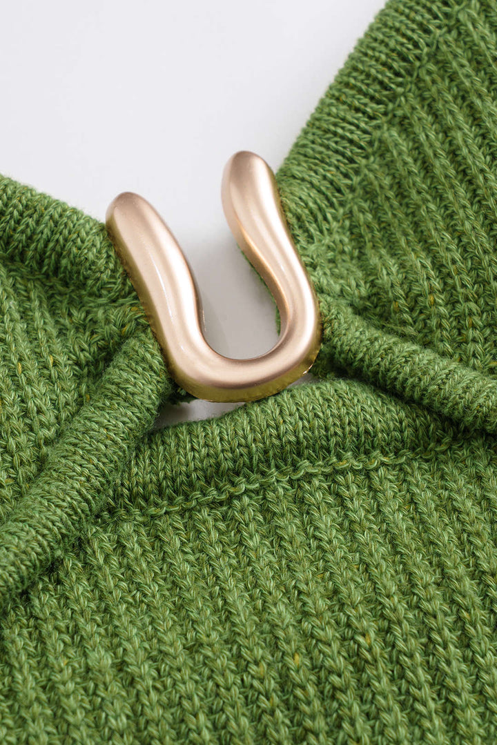 Knit Metallic Decor Tank Top