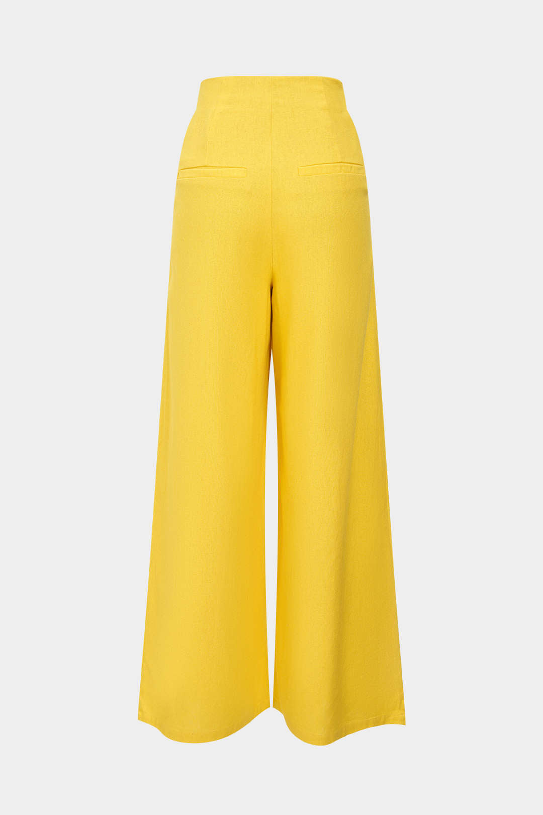 Linen Pleated Ruched Pocket Trousers