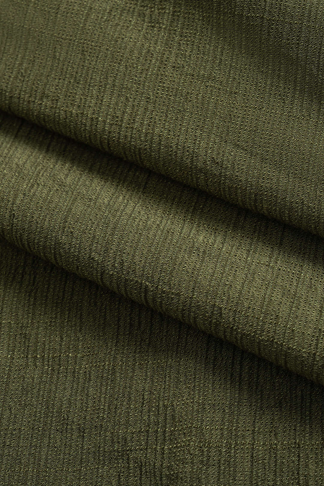 Knit Solid Ruched Trousers