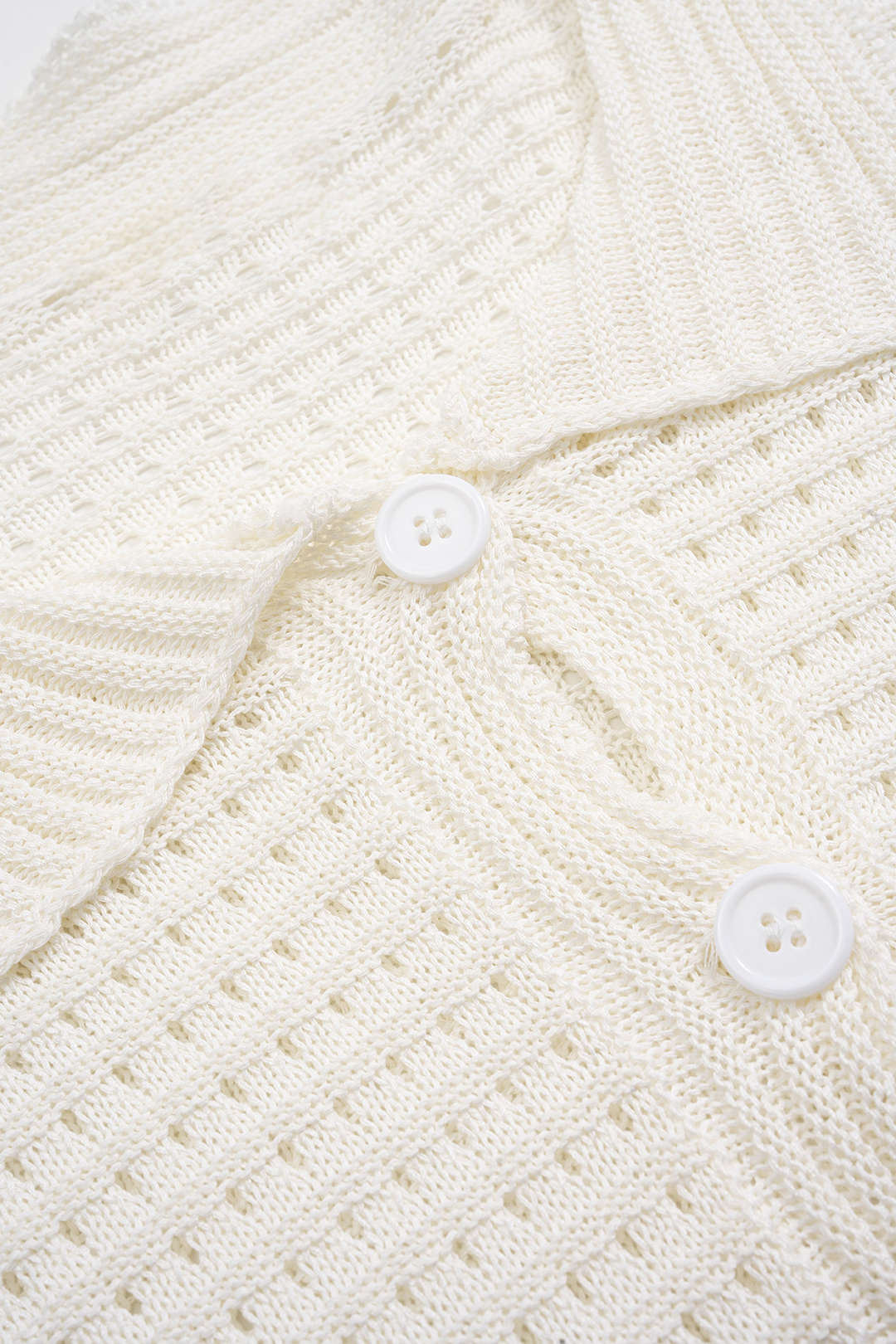 Knit Fringe Short-Sleeve Top
