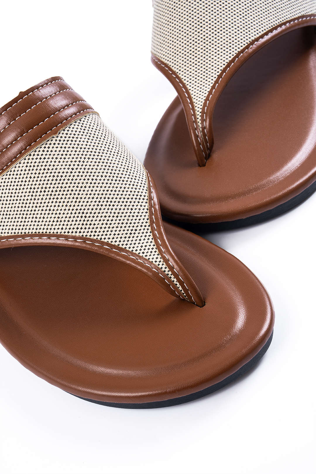 Retro Faux Leather Slippers