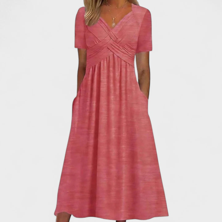 Riley - Dress With V Neck For Women