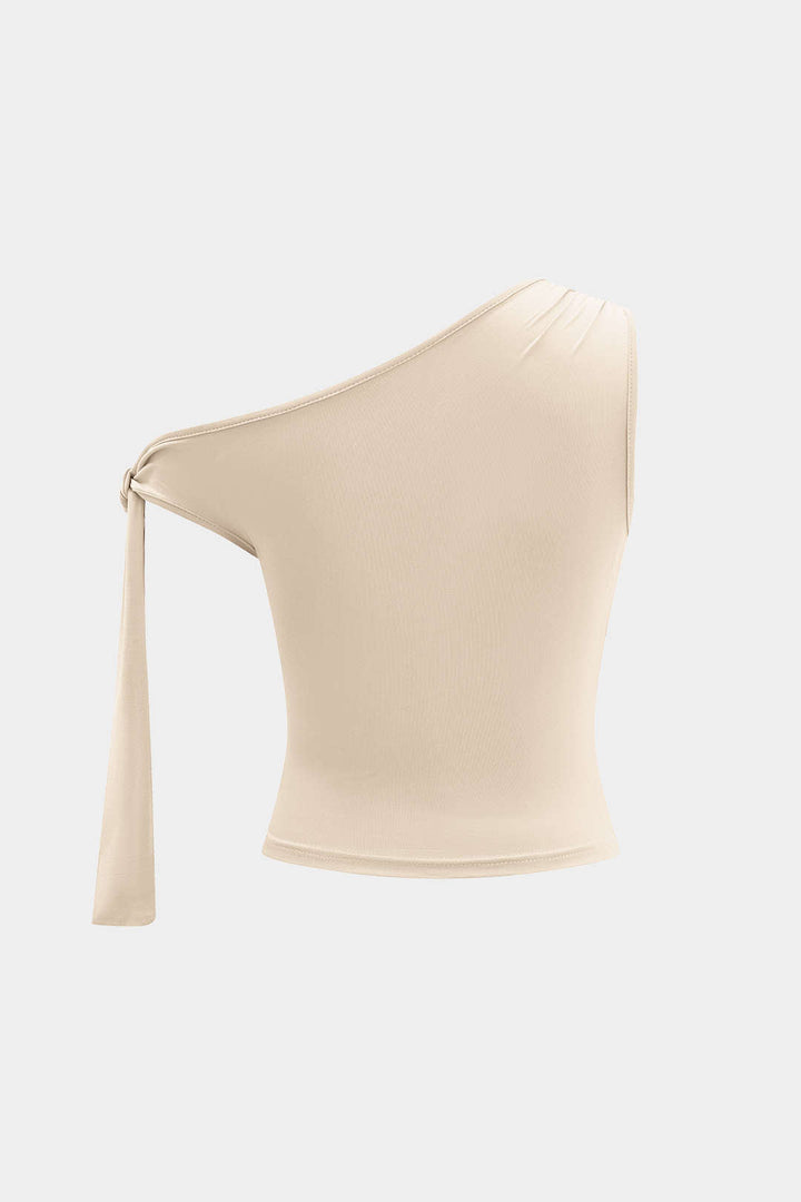 Tie-Up Detail Top And Shorts Set