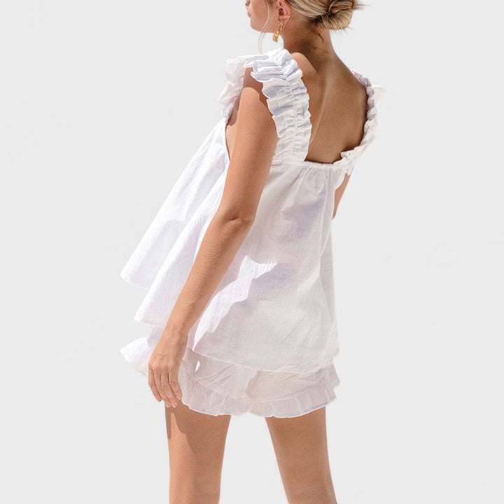 Claire - Ruffle Summer Lounge Set