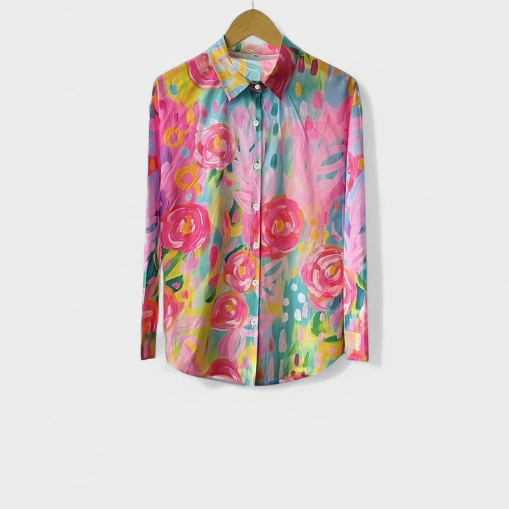 Brooklyn - Flower and Colorful Shirt