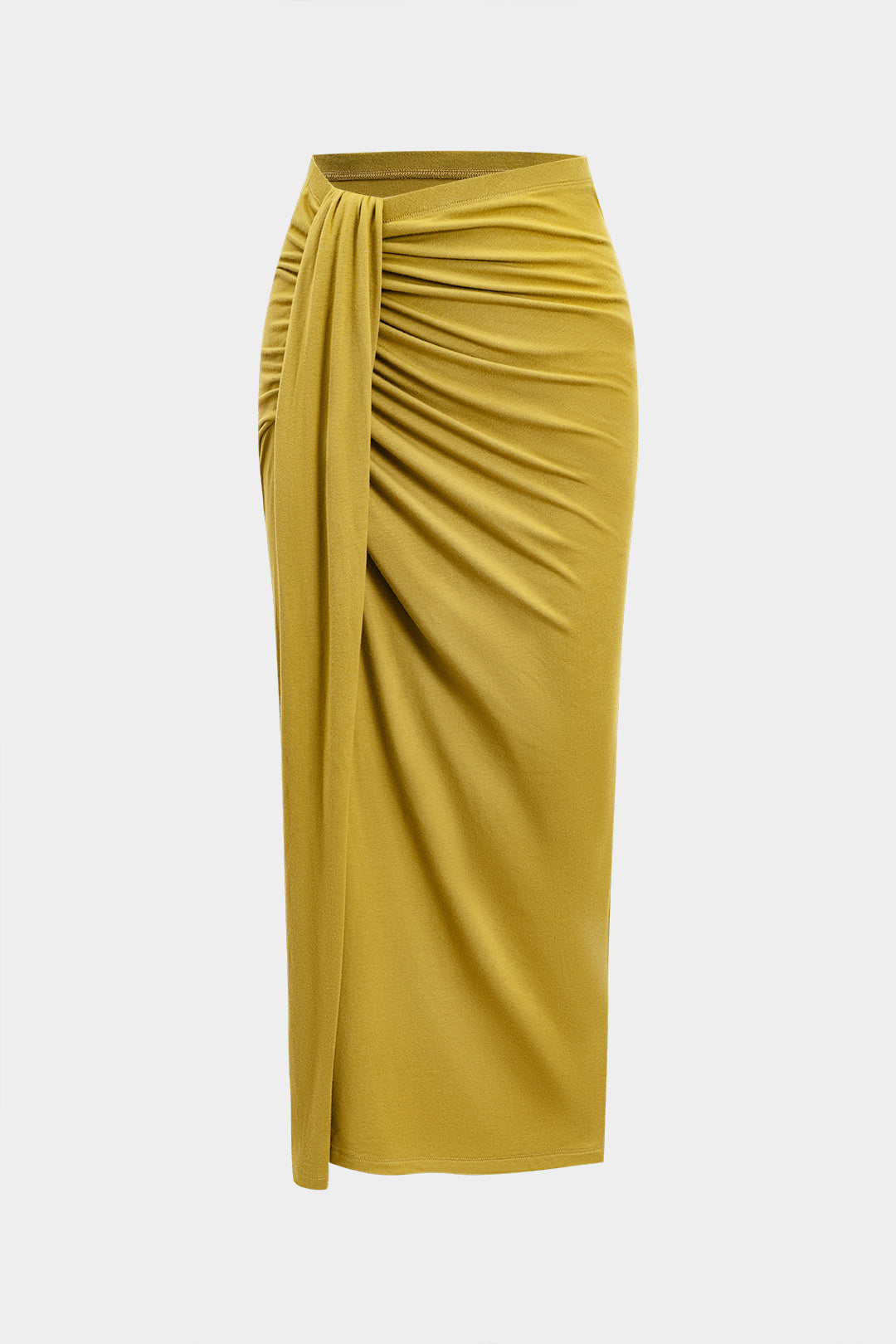 Tank Top And Ruched Twist Knot Skirt Set