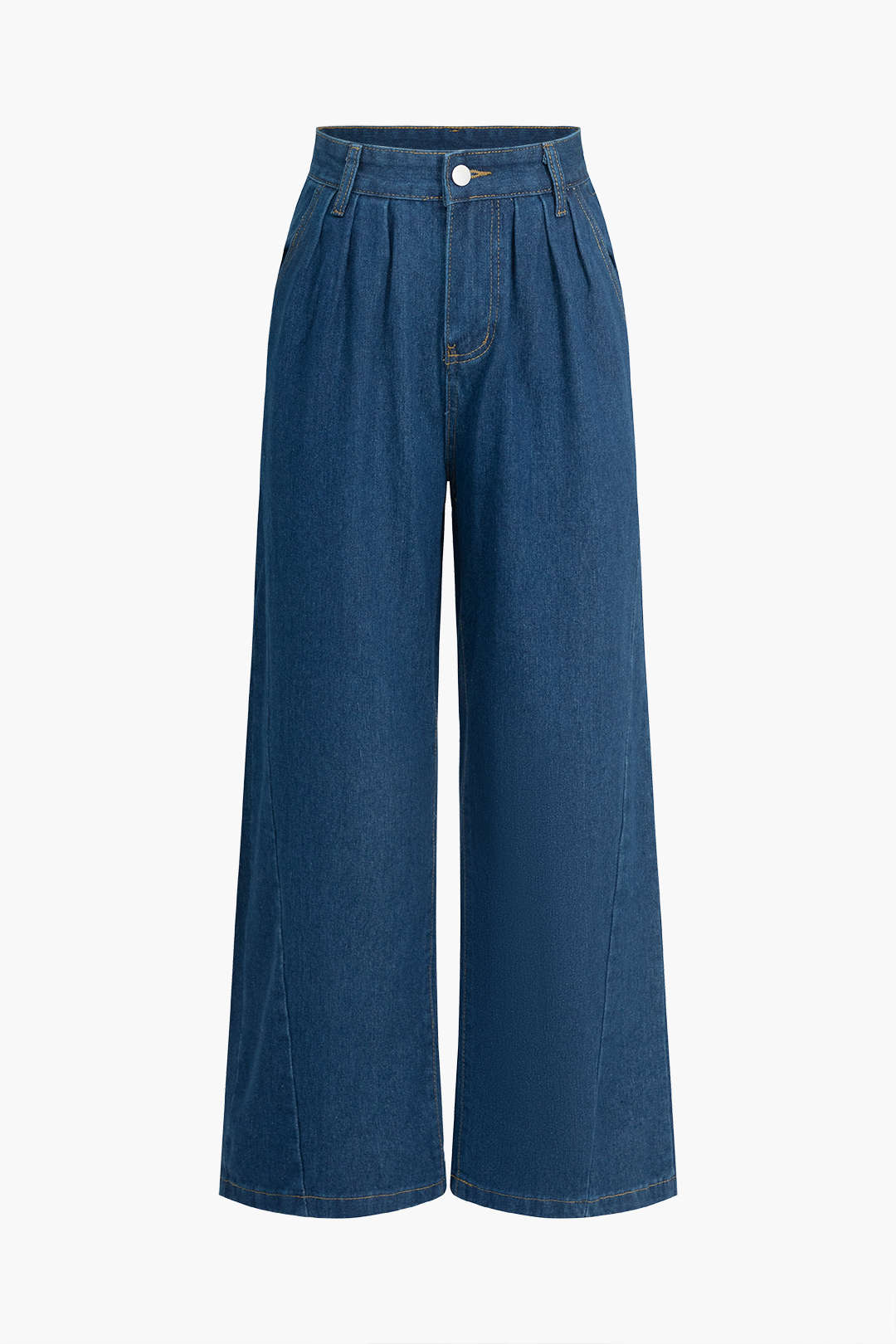 Faded Wide Leg Jeans