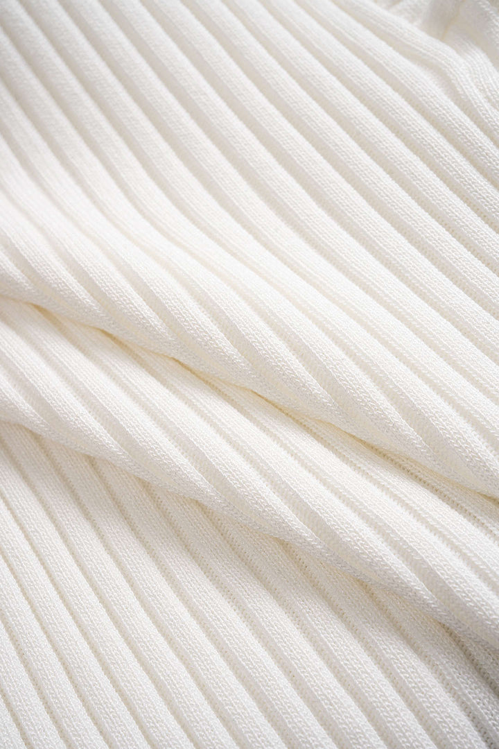 Knit Twist Knot Metallic Decor Tank Top