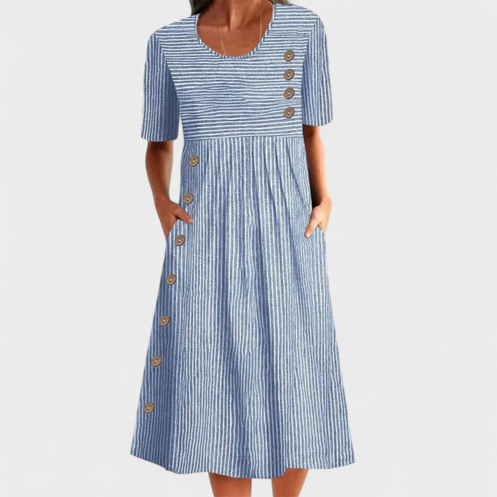Destiny - Stripped Dress