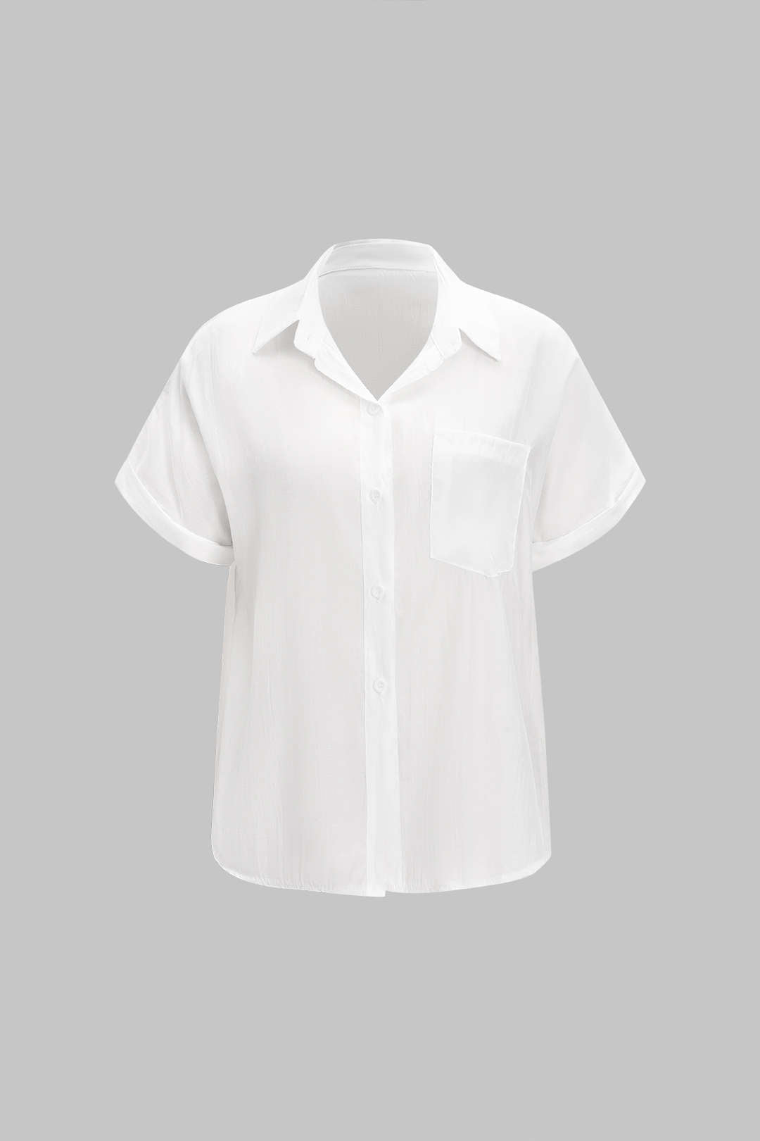 Button Pocket Short-Sleeve Shirt