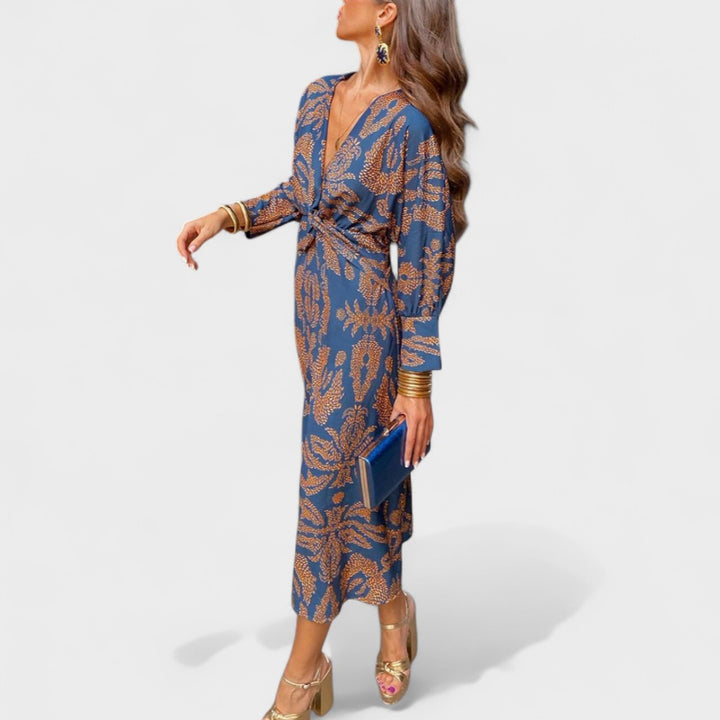 Arielle - Boho Luxe Wrap Dress Casual