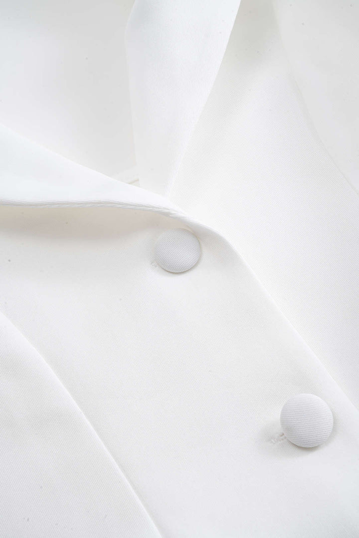 Halter Neck Button Ruffle Sleeveless Mini Dress
