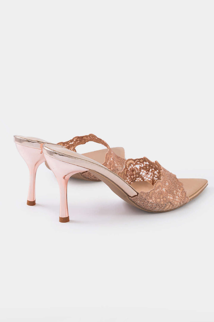 Lace Pointed Heels