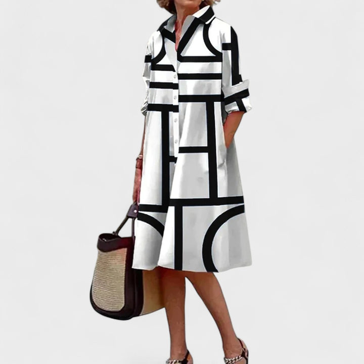 Stella - Geometric Elegant Dress