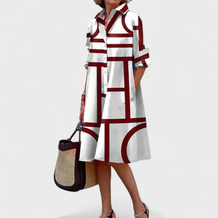 Stella - Geometric Elegant Dress