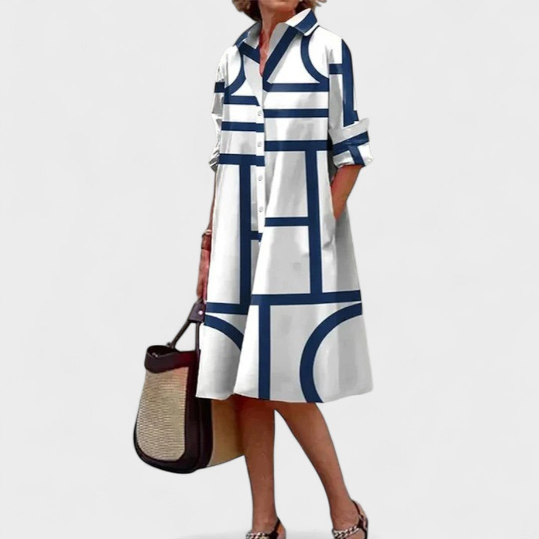 Stella - Geometric Elegant Dress