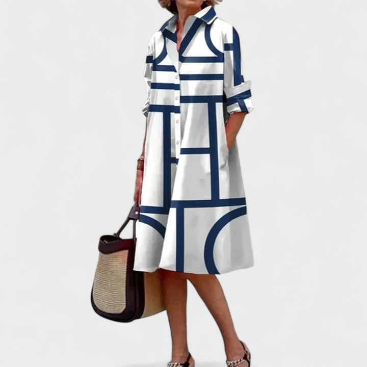 Stella - Geometric Elegant Dress
