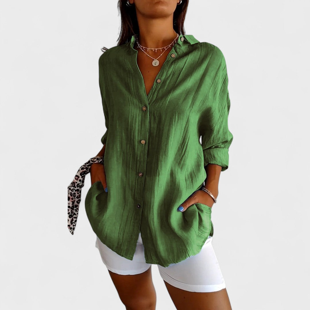 Genesis - Women Button Down Shirt