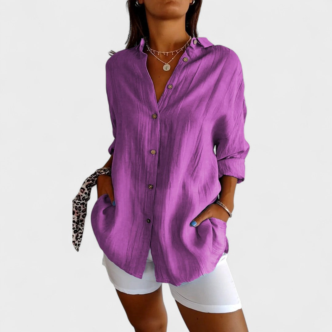 Genesis - Women Button Down Shirt