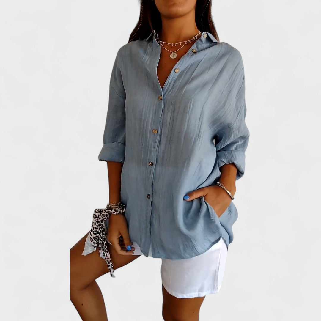 Genesis - Women Button Down Shirt
