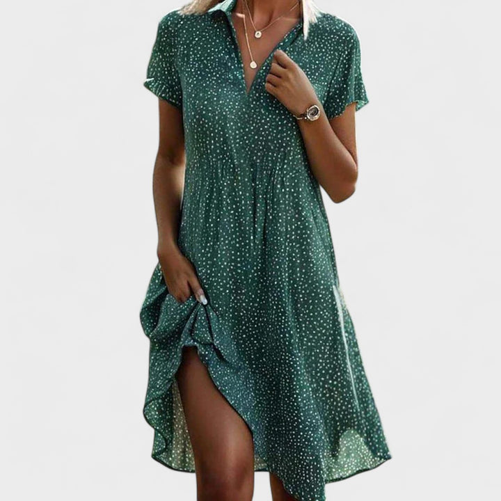 Evelyn - Elegant Shirt Dress