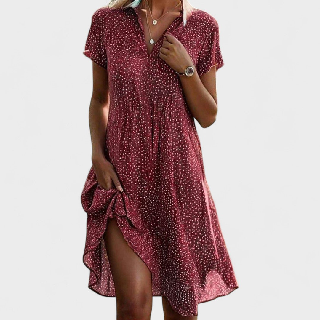 Evelyn - Elegant Shirt Dress