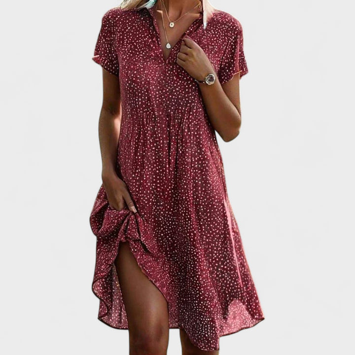 Evelyn - Elegant Shirt Dress