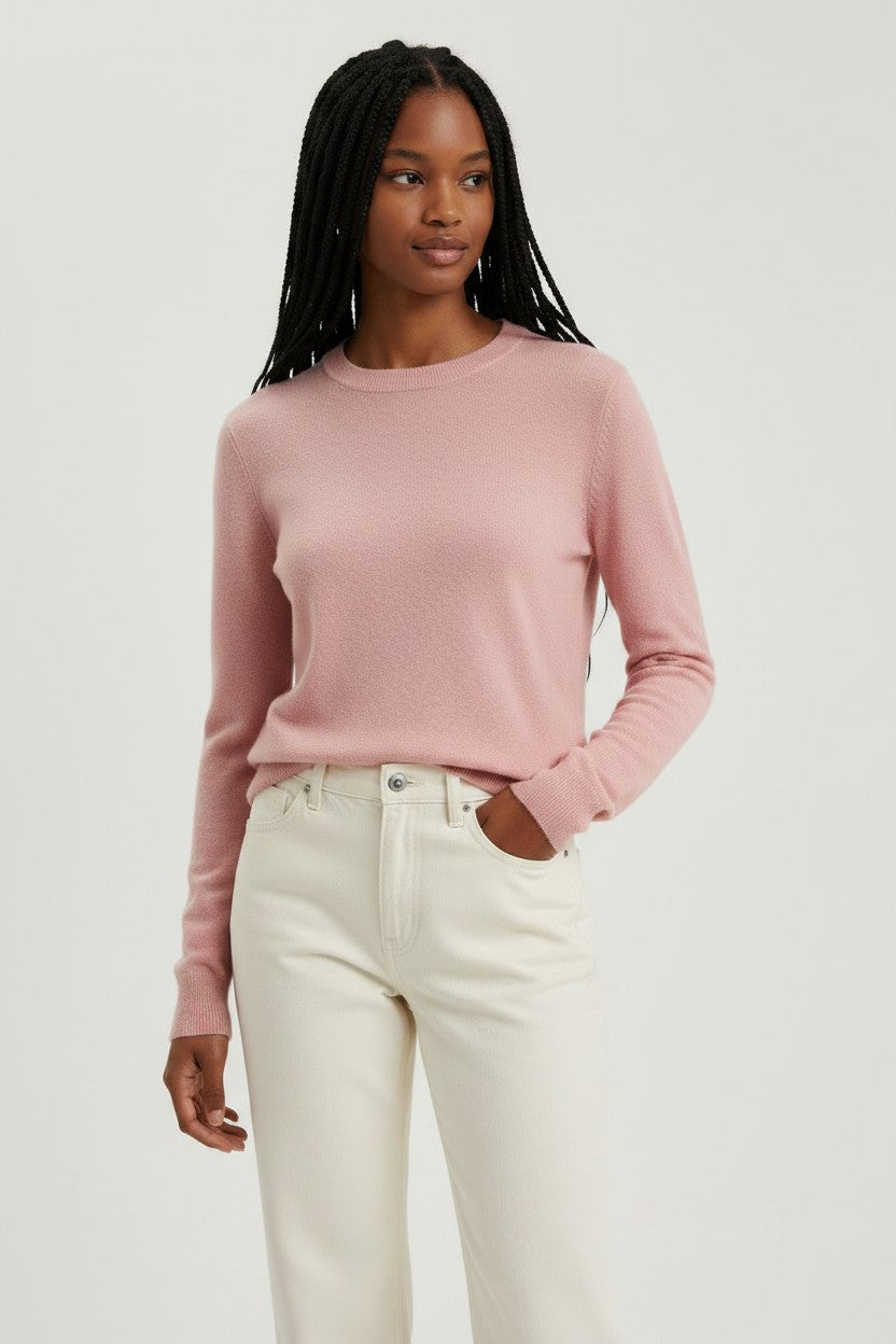 Rosie | Soft Knit Crewneck Sweater for Women