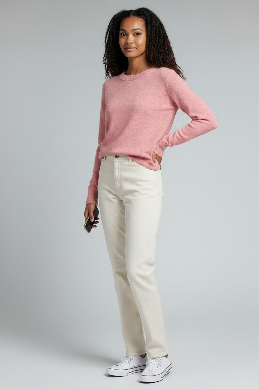 Rosie | Soft Knit Crewneck Sweater for Women