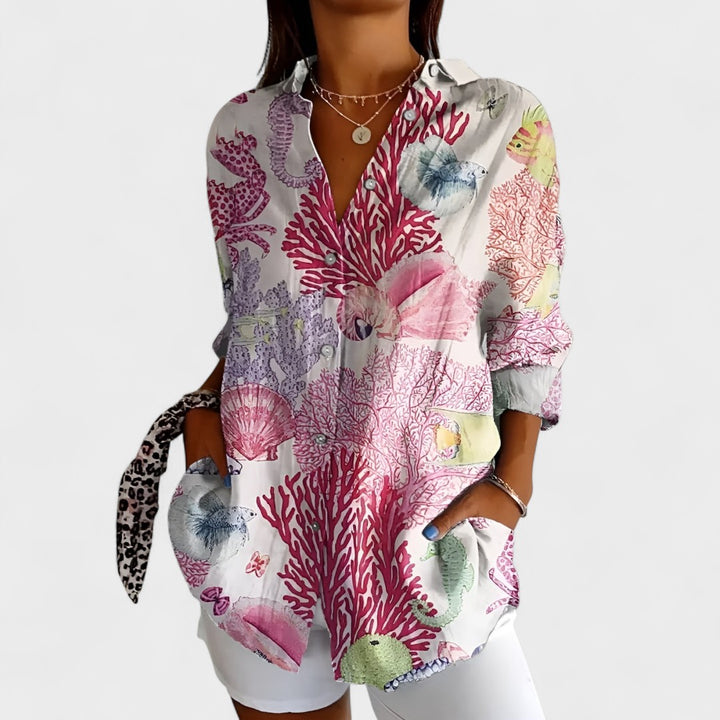 Lucy - Stylish Button Down Shirt for Women